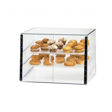Cal-Mil 1202 27" x 20" x 20" Classic Three Tier Pastry Display Case with Rear Door