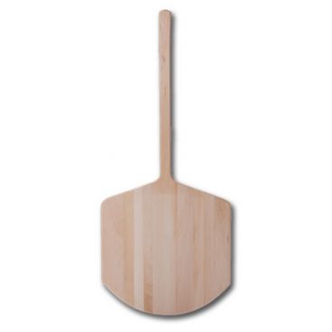 Lillsun 123628 12” x 14” Wood Long Handle Take Out Pizza Peel with 22” Handle