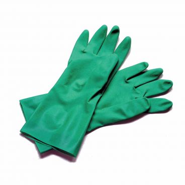San Jamar 13NU-L 13" Nitrile Flock Lined Dishwashing Gloves - Large