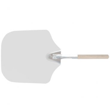 Chef Approved PZ-2814 28" Long 14" x 16" Aluminum Blade Pizza Peel With Wood Handle