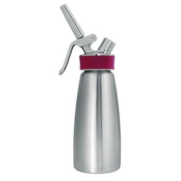 iSi 140301 Gourmet Whip Stainless Steel Whipped Cream Dispenser - 1/4 Liter