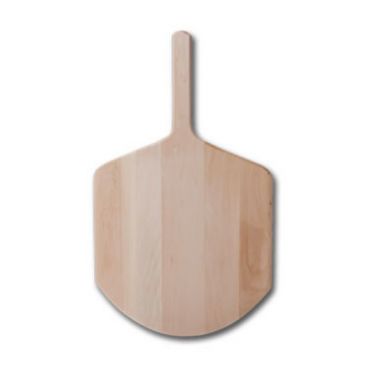 Lillsun 162628 16” x 18” Wood Take Out Pizza Peel with 8” Handle