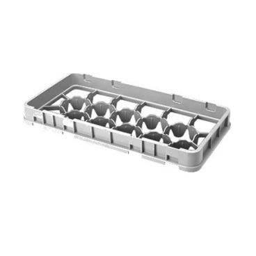 Cambro 17HE1151 Soft Gray 17 Compartment Half Size Full Drop Extender for Camracks