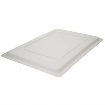 Cambro 1826CP148 White Polyethylene Full Size Flat Lid 18" x 26" for Food Storage Box