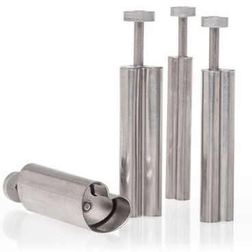 Ateco 1943 4-Piece Stainless Steel Heart Plunger Cutter Set (August Thomsen)