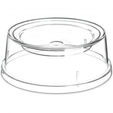 Carlisle 196007 Clear Plastic 9" Plate and Bowl Cover Combo