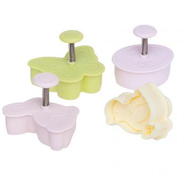 Ateco 1991 4-Piece Plastic Easter Plunger Cutter Set (August Thomsen)