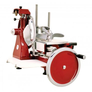 Omcan 20013 MS-IT-0250-M 10" Manual Volano Meat / Prosciutto Slicer With Standard Flywheel