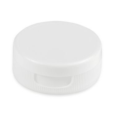 Tablecraft 200TC Plastic White Hinged Tops for 38mm Squeeze Bottle Dispensers