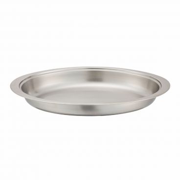 Winco 202-FP Stainless Steel 6 Qt Oval Food Pan