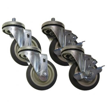 Emberglo 2070100R Set of 4 Casters for Floor Gas & Electric Broiler Models