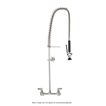 Fisher 2210 Wall Mounted 38" High Pre-Rinse Faucet with 8" Centers