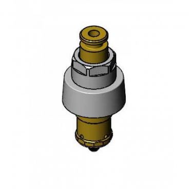 T&S Brass 238A Chrome-Plated Brass ADA Compliant 3" Long Adjustable Self-Closing Metering Cartridge With Filter Washer