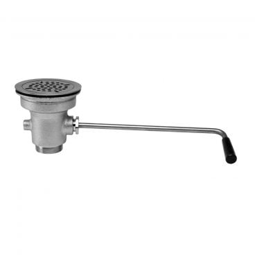 Fisher 24090 Twist Handle Waste Valve with Drain Adaptor and Flat Strainer