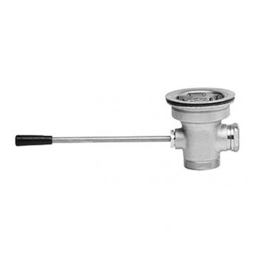 Fisher 24759 Lever Handle Waste Valve with Drain Adaptor and Basket Strainer