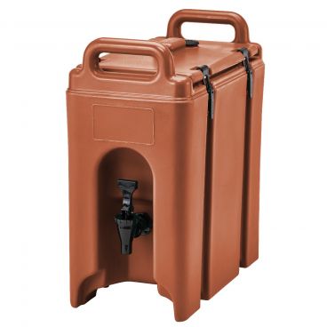 Cambro 250LCD402 Brick Red Camtainer 2.5 Gallon Insulated Beverage Carrier