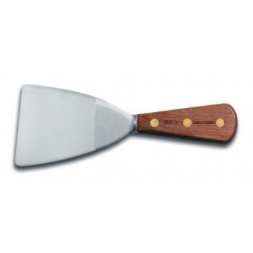 Dexter Russell 16060 Traditional Series 4" Stiff Pan Scraper with Rosewood Handle