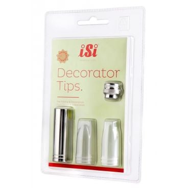 iSi 271501 3 Piece Decorator Tips and Adapter