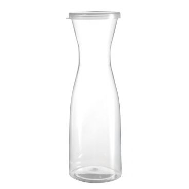 Fineline Platter Pleasers 3405-CL 35 oz. Clear Plastic Carafe with Lid