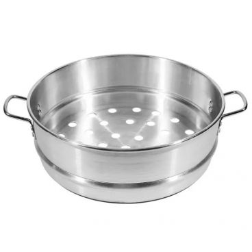 Town 34412 12" Diameter Aluminum Chinese Steamer Basket With 7/8" Perforations