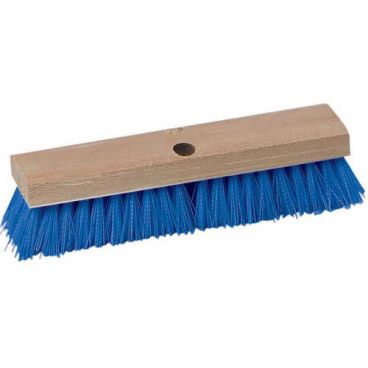 Carlisle 3617514 Blue Flo Pac Stiff Polypropylene 10" Floor Scrub Brush