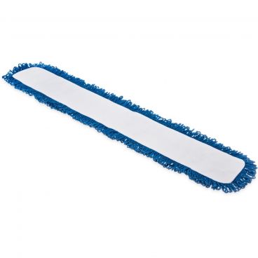 Carlisle 363313614 Blue Flo Pac 36" Microfiber Dry Mop Pad
