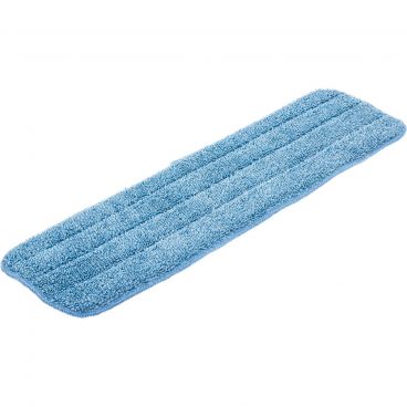 Carlisle 363321814 Blue 18" Microfiber Wet Mop Pad