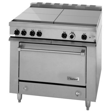 Garland / U.S. Range 36ER35 E Series Heavy Duty 36" Stainless Steel Electric Range w/ (2) 18" Boiling Sections & Conventional Oven Range Base - 18.5 kW, 208/60/3