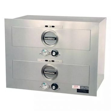 Toastmaster 3B84DT09 29" Free-Standing Double Electric Warming Drawer With Individual Thermostats - 120V, 900kW
