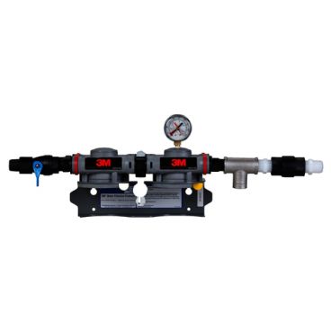 3M DP2XX Twin Manifold Assembly for High Flow Series Water Filtration Cartridges