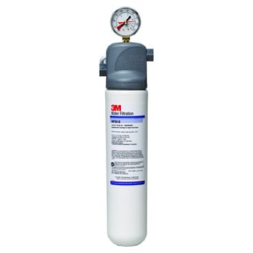 3M ICE125-S Single Cartridge Ice Machine Water Filtration System - 1.0 Micron Rating and 1.5 GPM