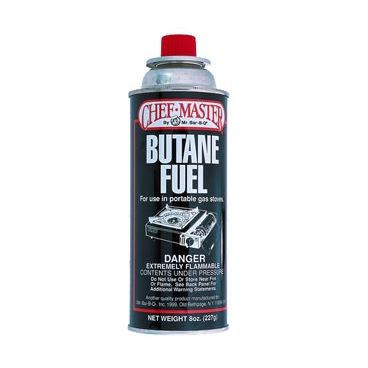 Chef Master 40062 8 Oz Butane Fuel Can for Portable Ranges