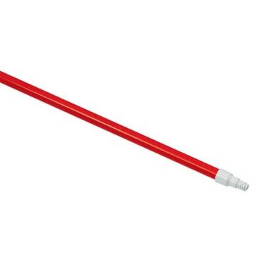 Carlisle 4022705 Red 60 Inch Sparta Solid Foam Filled Fiberglass Tapered/Threaded Handle With Self‑Locking Flex-Tip
