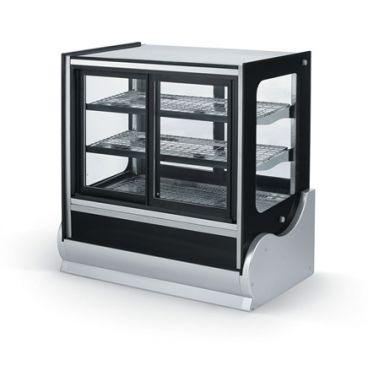 Vollrath 40886 Countertop Refrigerated 36" Cubed Glass Display Cabinet, Self Serve