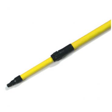 Carlisle 4102004 Yellow 54 Inches To 8 Feet Sparta Spectrum Fiberglass Telescopic Brush / Squeegee Handle With Threaded End