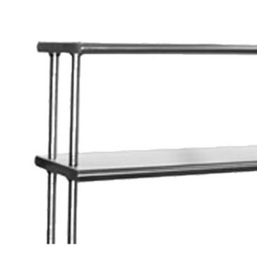 Eagle Group 411248 48" Flex-Master 16/430 Stainless Steel Overshelf System Without Posts