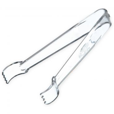 Carlisle 420607 Carly 6" Clear Polycarbonate Pom Tongs