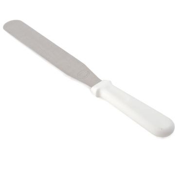 Tablecraft 4208 Stainless Steel 8" Silver Icing Spatula with ABS Handle