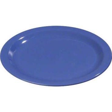 Carlisle 4350014 Dallas Ware 10 1/4" Ocean Blue Melamine Plate