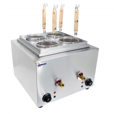 Omcan 43559 Electric Countertop Pasta Cooker - 12 Liter Capacity
