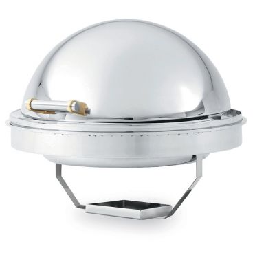 Vollrath 46268 6 Quart Stainless Steel Fully Retractable Round Chafer