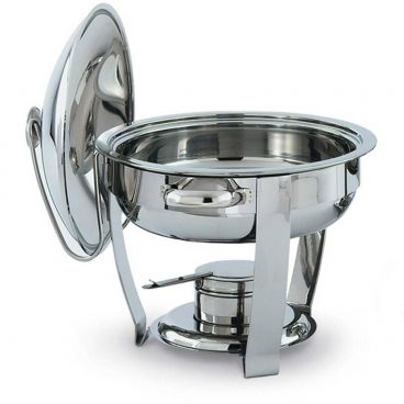 Vollrath 46501 Orion Oval 4 Quart Stainless Steel Lift-Off Chafer