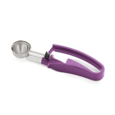 Vollrath 47400 .72 Oz. Standard Length Squeeze Disher with Orchid Handle