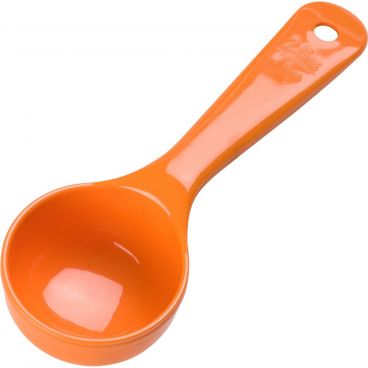 Carlisle 492524 Orange Measure Miser 2.5 Ounce Solid Portion Control Spoon
