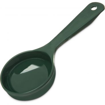 Carlisle 492808 Forest Green Measure Miser 4 Ounce Solid Portion Control Spoon