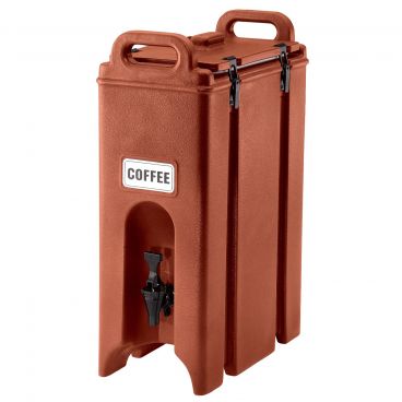 Cambro 500LCD402 Camtainer 4.75 Gallon Brick Red Insulated Beverage Carrier