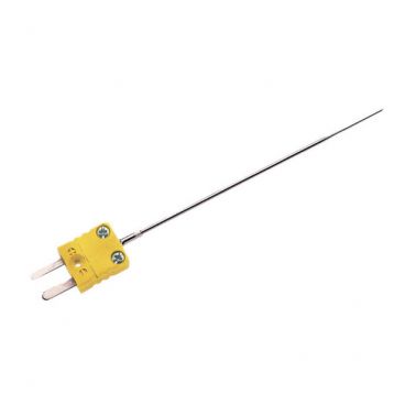 Cooper-Atkins 50207-K Type K Thermocouple Chisel Tip Needle Probe With 3 3/4" Long 1/16" Diameter Shaft 0.043" Diameter Tip And Cable With -100 to 500 Degrees F Temperature Range