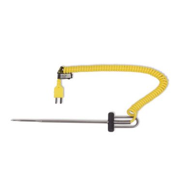 Cooper-Atkins 50336-K Type K Thermocouple Needle Tip Probe With 6" Long 0.188" Diameter Shaft And 0.085" Diameter Tip And Cable With -40 To 500 Degrees F Temperature Range