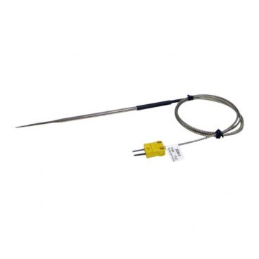 Cooper-Atkins 50360-K Type K Thermocouple Needle Tip Probe With 5 1/2" Long 3/16" Diameter Shaft And 0.085" Diameter Tip And Cable With -40 To 500 Degrees F Temperature Range