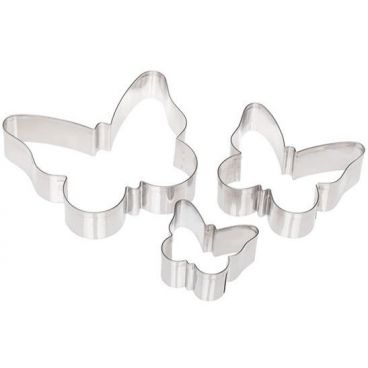 Ateco 5264 3-Piece Stainless Steel Butterfly Cutter Set (August Thomsen)